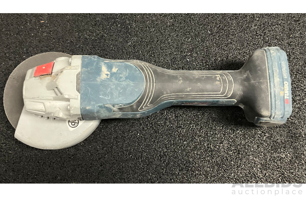 Bosch GWS- 18V-15P Cordless Angle Grinder with Assorted Accessories