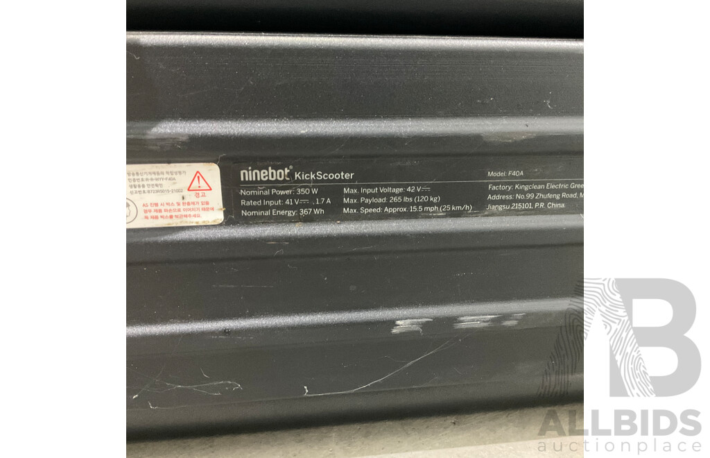 Ninebot Kick Scooter F40A