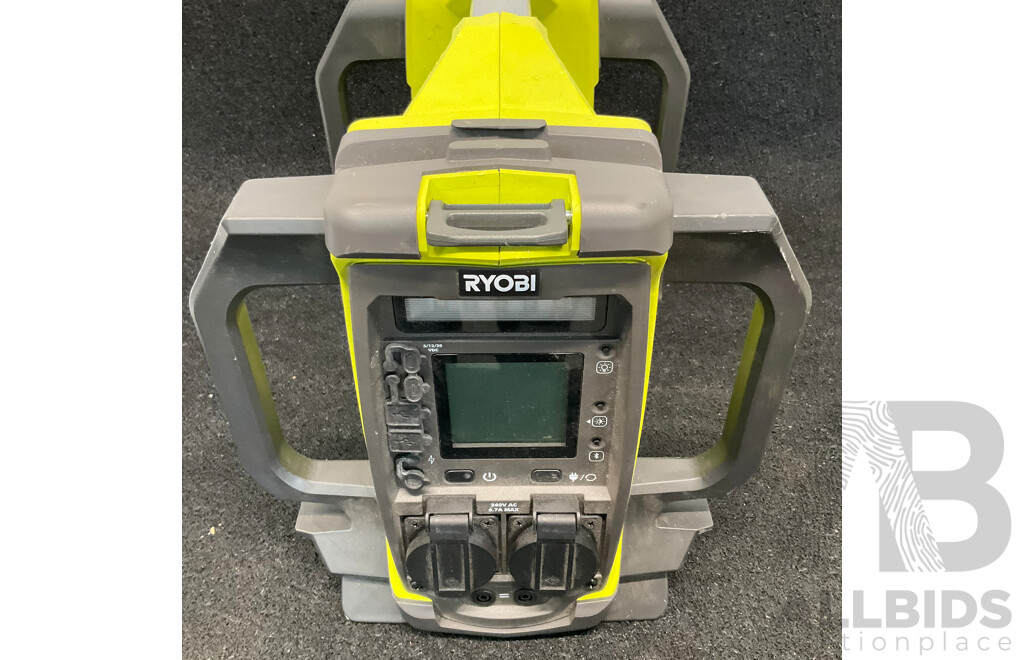 RYOBI 36V Power Station Inverter with Two 4.Ah 36V Batteries - Lot of 3