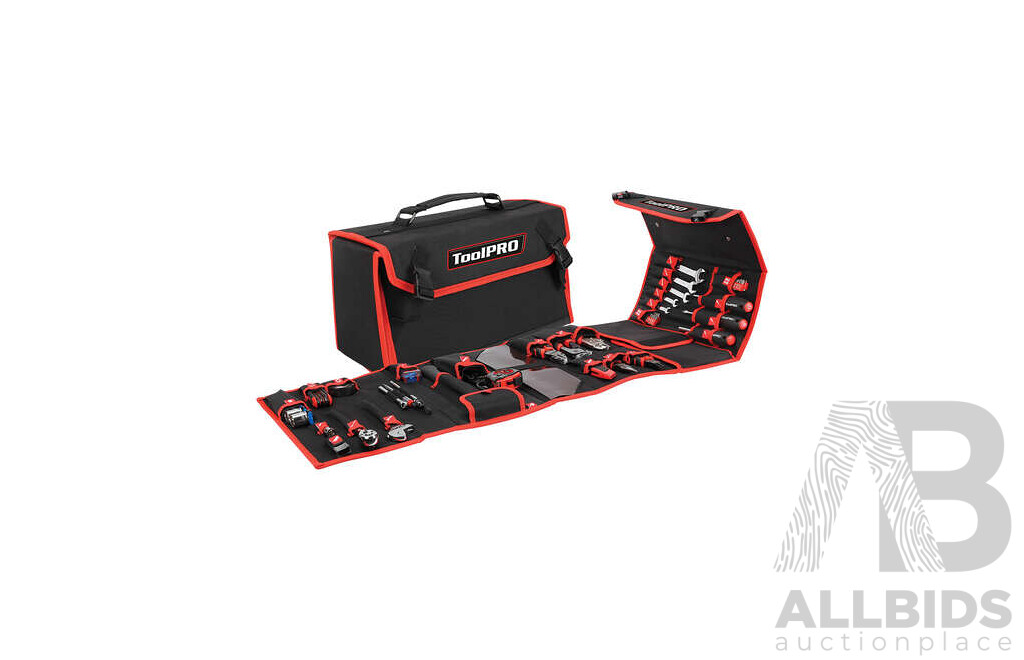 TOOL PRO Tool Kit with Folding Tool Bag