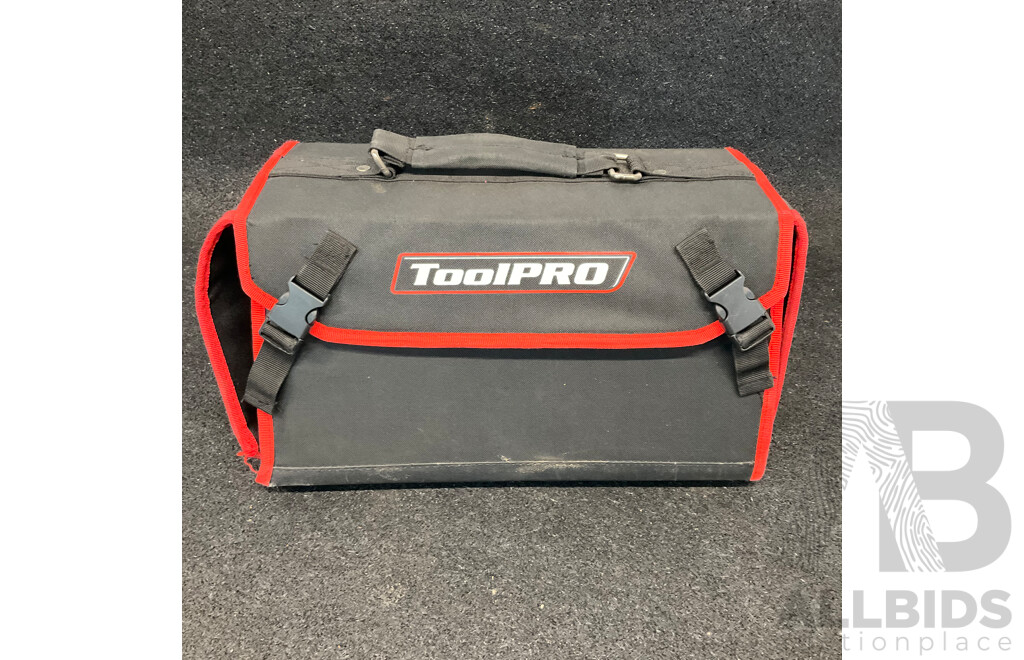 TOOL PRO Tool Kit with Folding Tool Bag