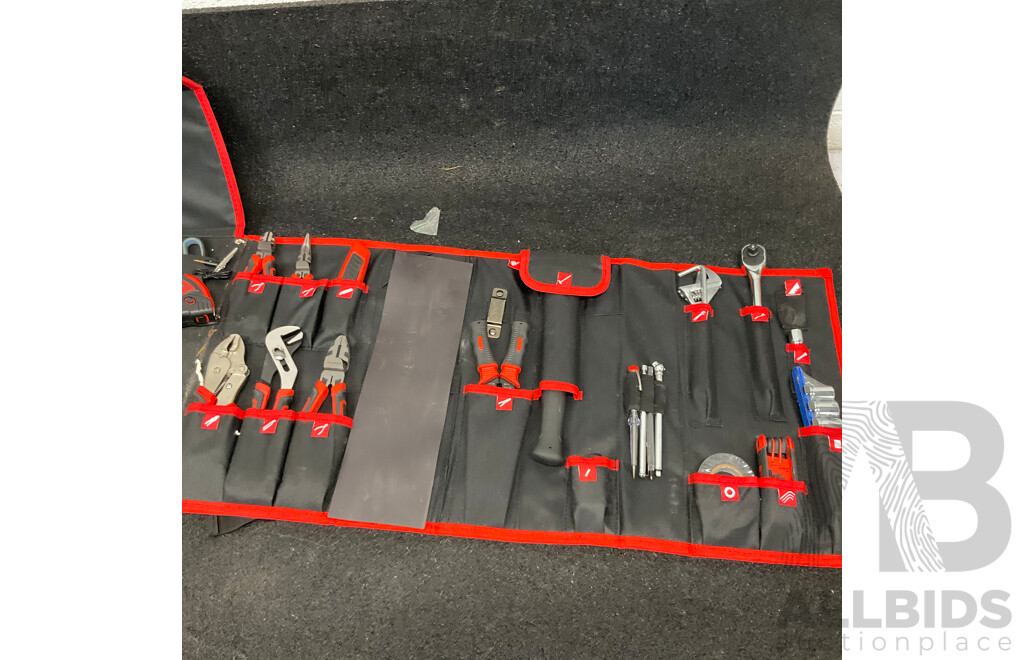 TOOL PRO Tool Kit with Folding Tool Bag