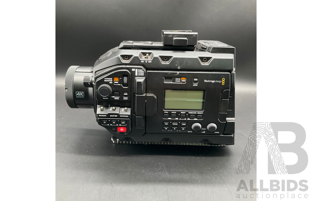 BLACKMAGIC URSA Mini Pro 4K Professional Broadcast and Cinema Camera