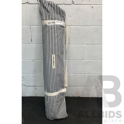 Business & Pleasure Co Black Striped Umbrellas