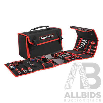 TOOL PRO Tool Kit with Folding Tool Bag