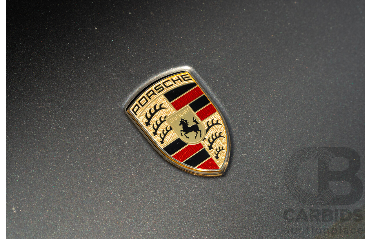 1/2018 Porsche Macan Turbo (AWD) 95B MY18 4D Wagon Agate Grey Metallic Twin Turbo V6 3.6L