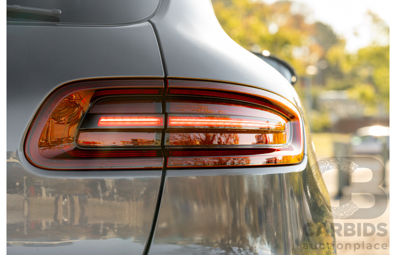 1/2018 Porsche Macan Turbo (AWD) 95B MY18 4D Wagon Agate Grey Metallic Twin Turbo V6 3.6L