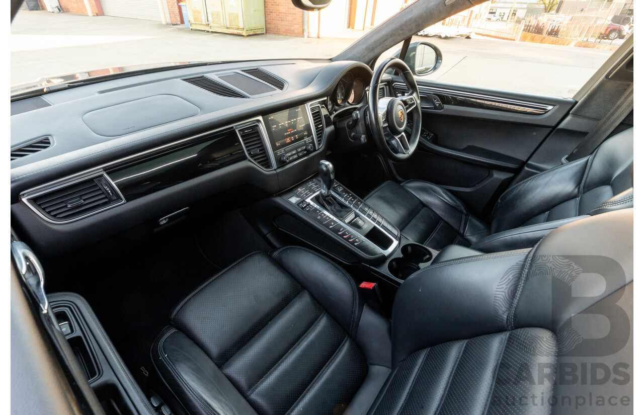 1/2018 Porsche Macan Turbo (AWD) 95B MY18 4D Wagon Agate Grey Metallic Twin Turbo V6 3.6L