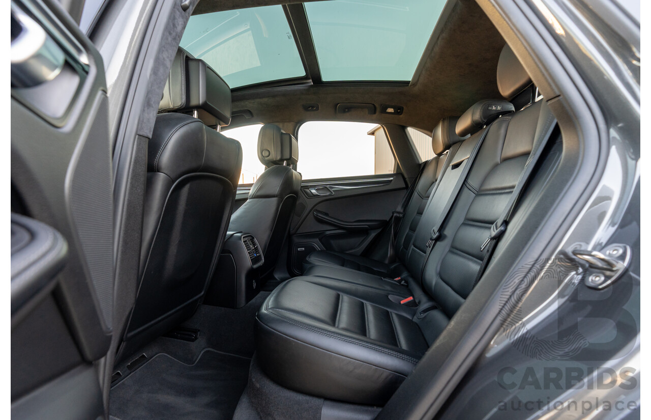 1/2018 Porsche Macan Turbo (AWD) 95B MY18 4D Wagon Agate Grey Metallic Twin Turbo V6 3.6L