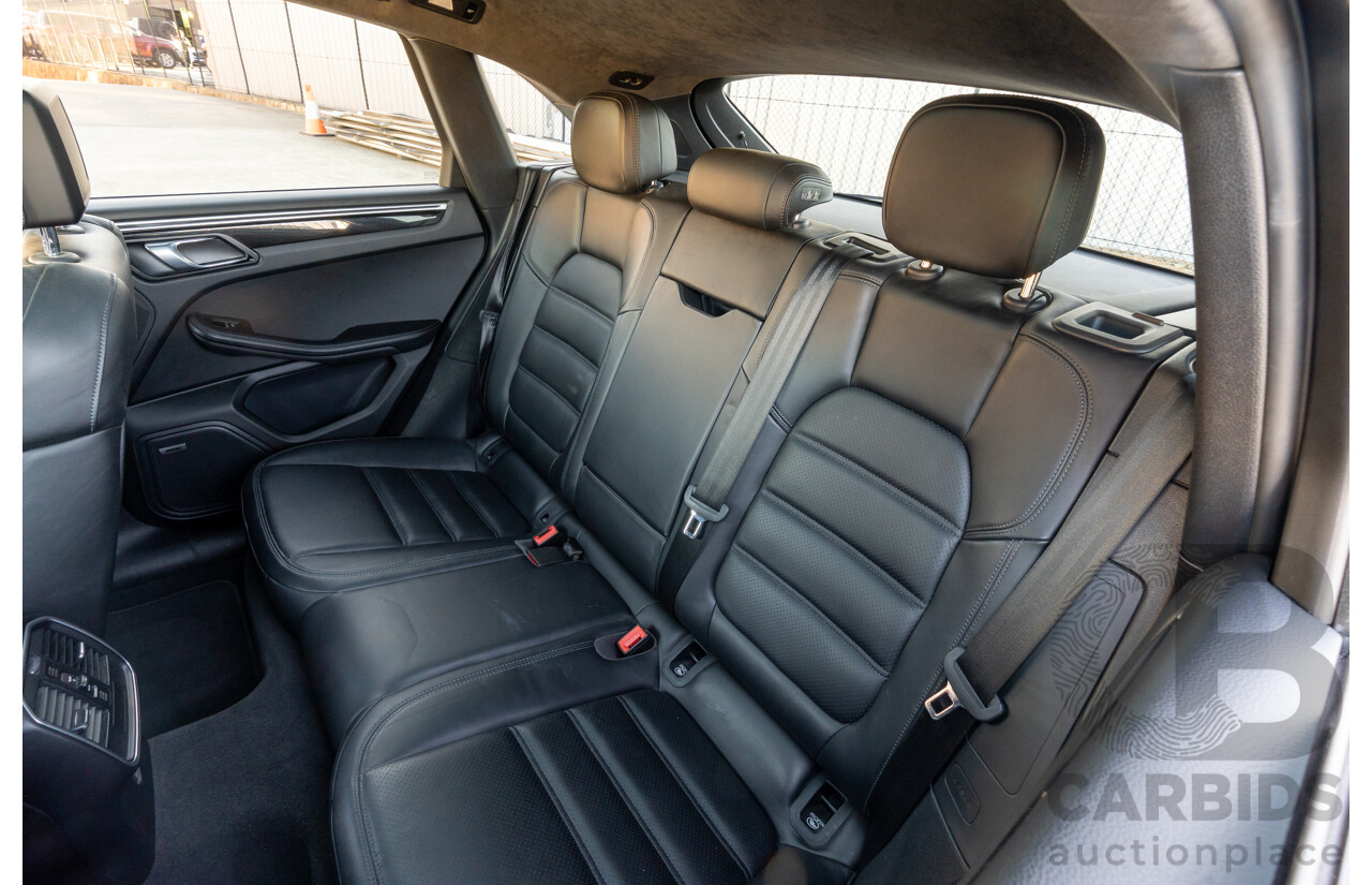 1/2018 Porsche Macan Turbo (AWD) 95B MY18 4D Wagon Agate Grey Metallic Twin Turbo V6 3.6L