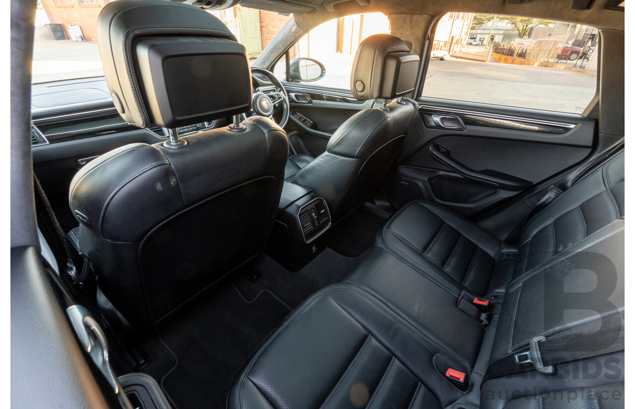 1/2018 Porsche Macan Turbo (AWD) 95B MY18 4D Wagon Agate Grey Metallic Twin Turbo V6 3.6L