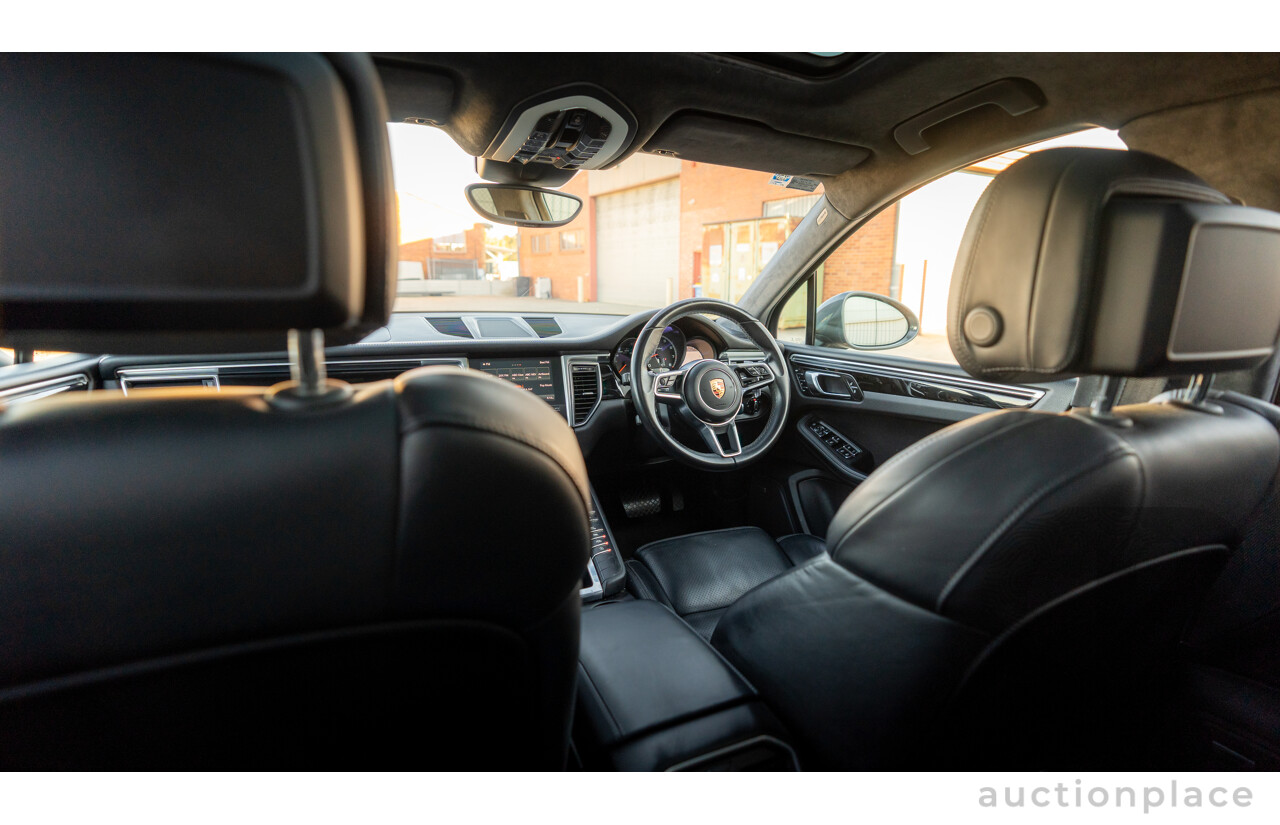 1/2018 Porsche Macan Turbo (AWD) 95B MY18 4D Wagon Agate Grey Metallic Twin Turbo V6 3.6L