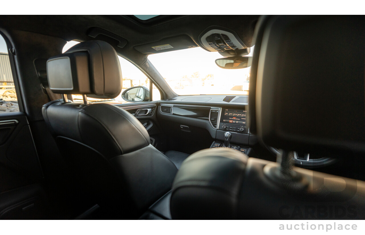 1/2018 Porsche Macan Turbo (AWD) 95B MY18 4D Wagon Agate Grey Metallic Twin Turbo V6 3.6L