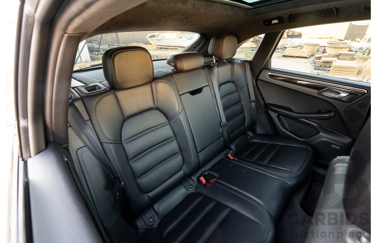 1/2018 Porsche Macan Turbo (AWD) 95B MY18 4D Wagon Agate Grey Metallic Twin Turbo V6 3.6L