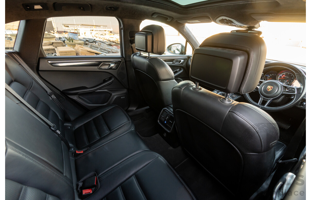 1/2018 Porsche Macan Turbo (AWD) 95B MY18 4D Wagon Agate Grey Metallic Twin Turbo V6 3.6L