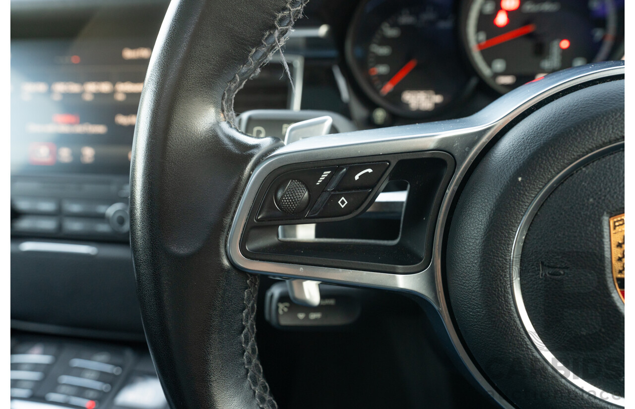 1/2018 Porsche Macan Turbo (AWD) 95B MY18 4D Wagon Agate Grey Metallic Twin Turbo V6 3.6L