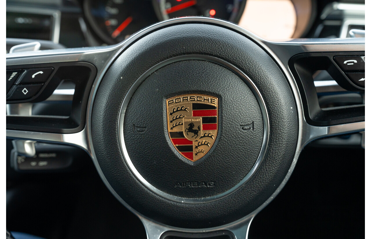 1/2018 Porsche Macan Turbo (AWD) 95B MY18 4D Wagon Agate Grey Metallic Twin Turbo V6 3.6L