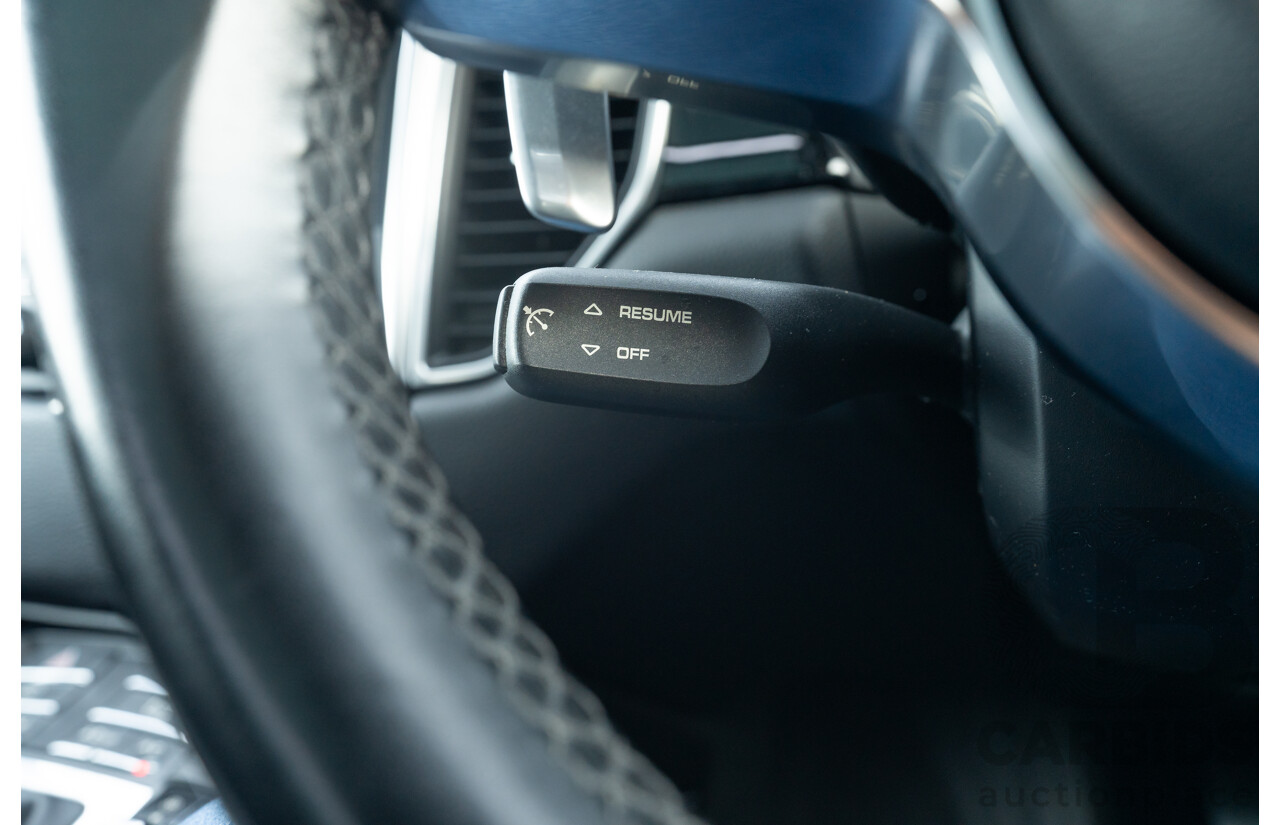 1/2018 Porsche Macan Turbo (AWD) 95B MY18 4D Wagon Agate Grey Metallic Twin Turbo V6 3.6L