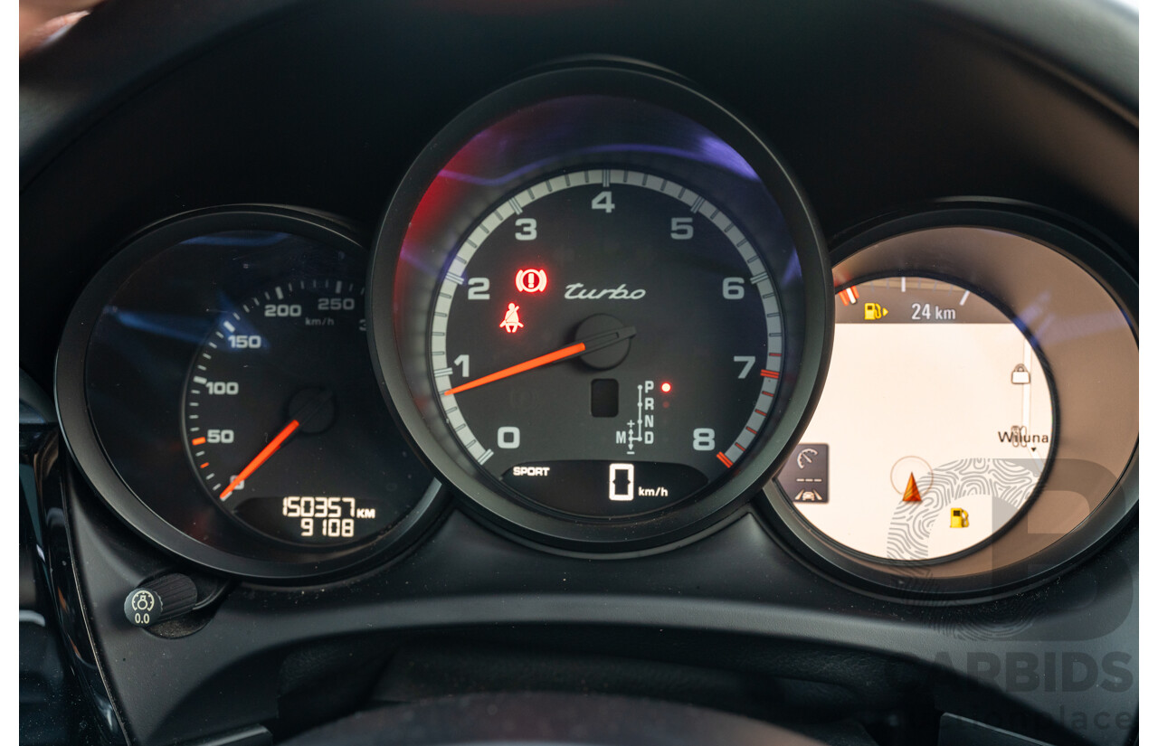 1/2018 Porsche Macan Turbo (AWD) 95B MY18 4D Wagon Agate Grey Metallic Twin Turbo V6 3.6L