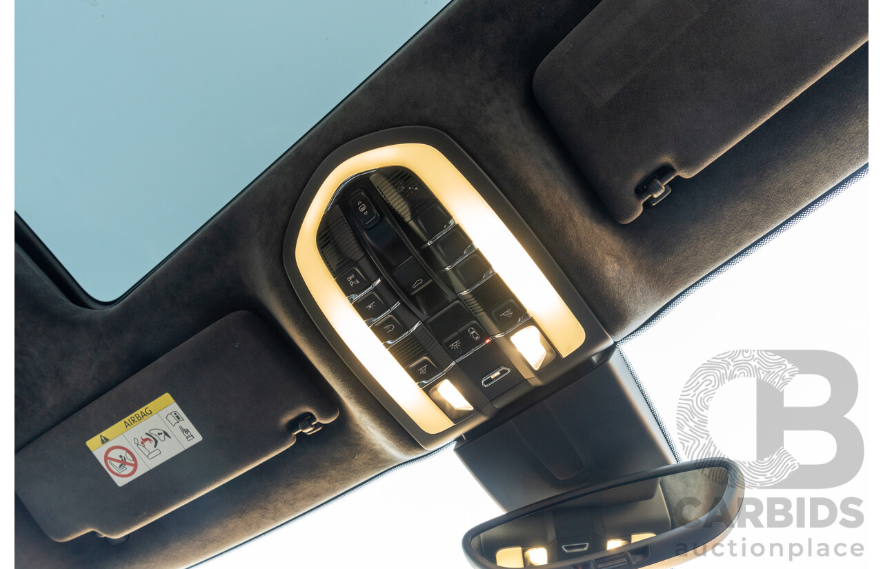 1/2018 Porsche Macan Turbo (AWD) 95B MY18 4D Wagon Agate Grey Metallic Twin Turbo V6 3.6L