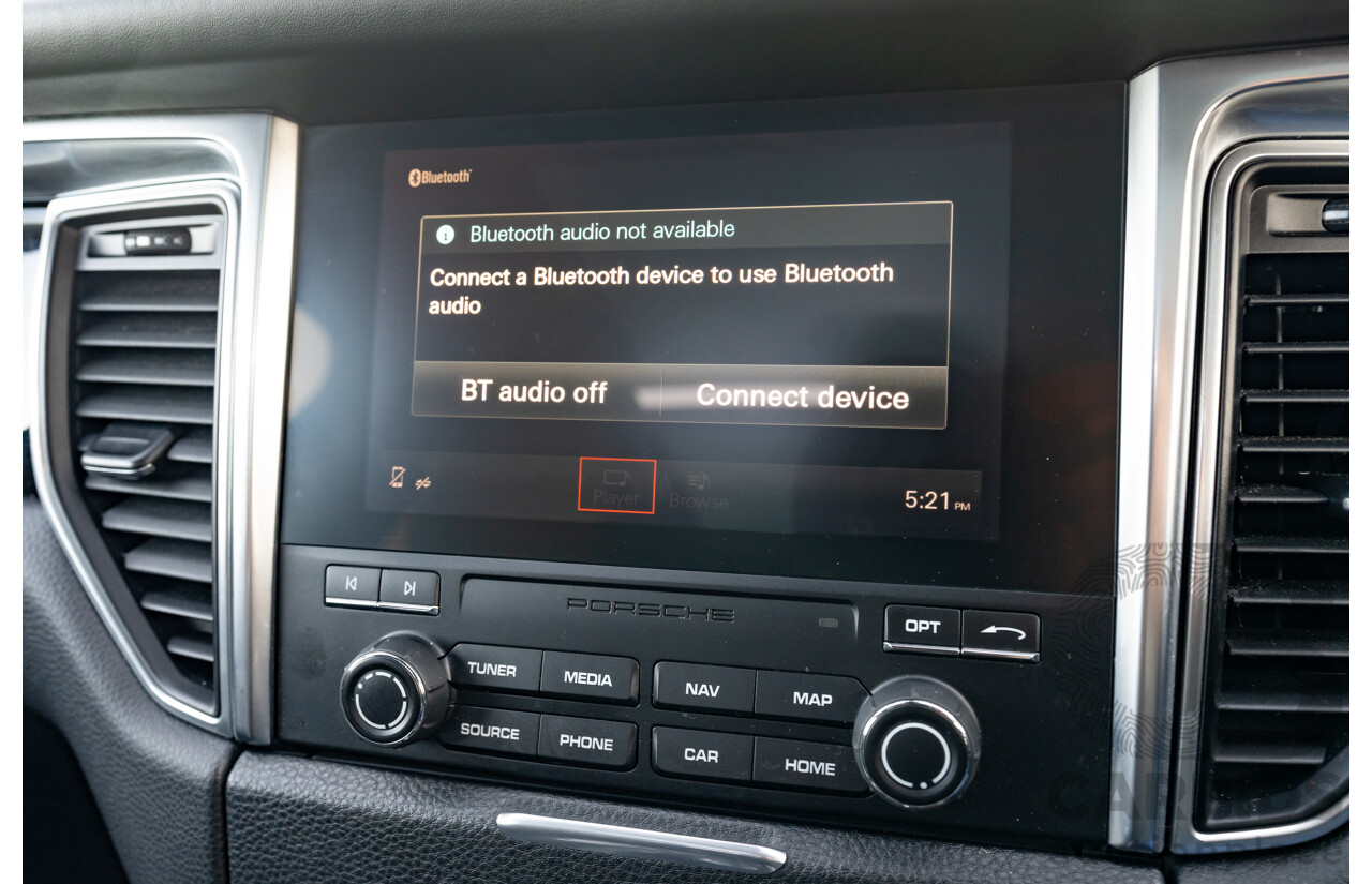 1/2018 Porsche Macan Turbo (AWD) 95B MY18 4D Wagon Agate Grey Metallic Twin Turbo V6 3.6L