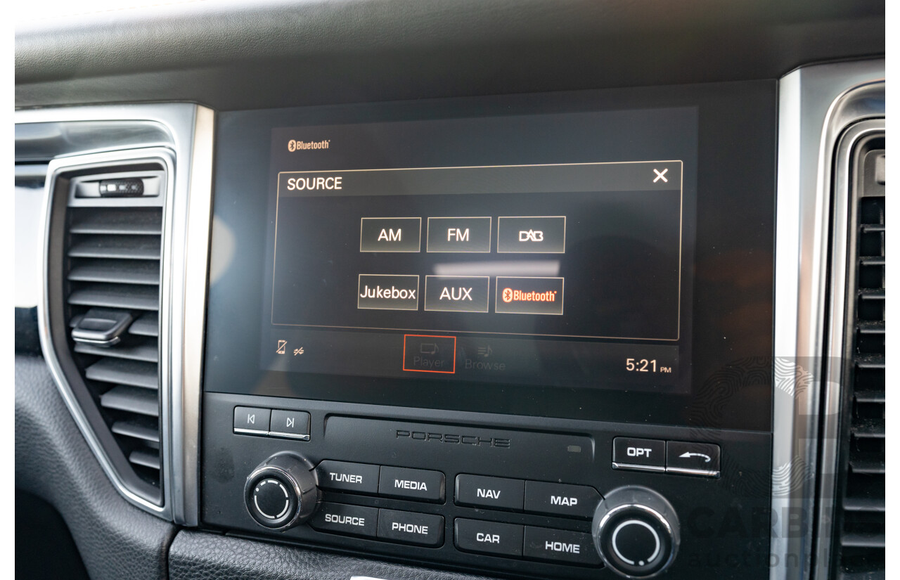 1/2018 Porsche Macan Turbo (AWD) 95B MY18 4D Wagon Agate Grey Metallic Twin Turbo V6 3.6L