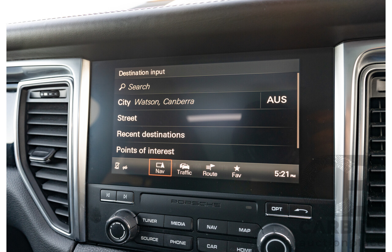 1/2018 Porsche Macan Turbo (AWD) 95B MY18 4D Wagon Agate Grey Metallic Twin Turbo V6 3.6L