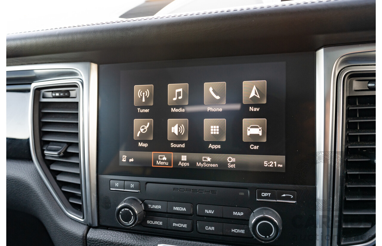 1/2018 Porsche Macan Turbo (AWD) 95B MY18 4D Wagon Agate Grey Metallic Twin Turbo V6 3.6L