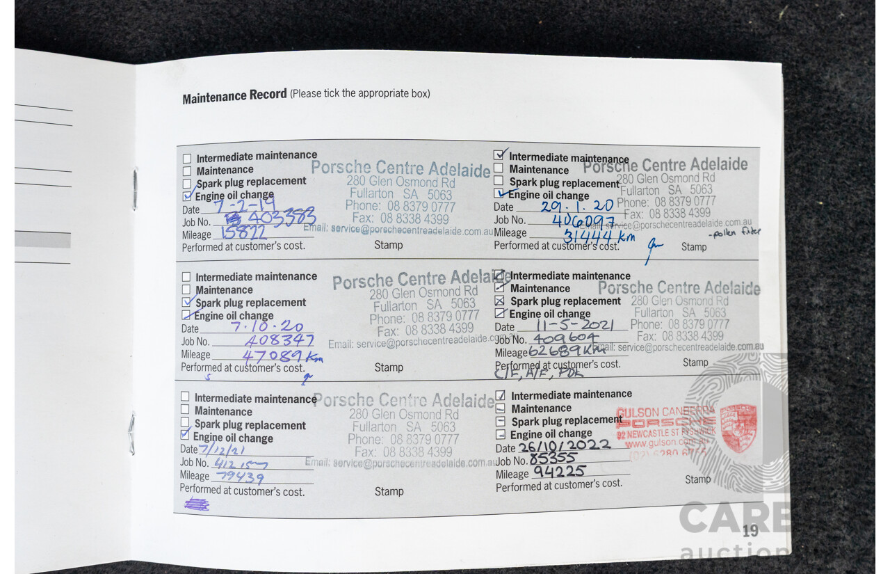 1/2018 Porsche Macan Turbo (AWD) 95B MY18 4D Wagon Agate Grey Metallic Twin Turbo V6 3.6L