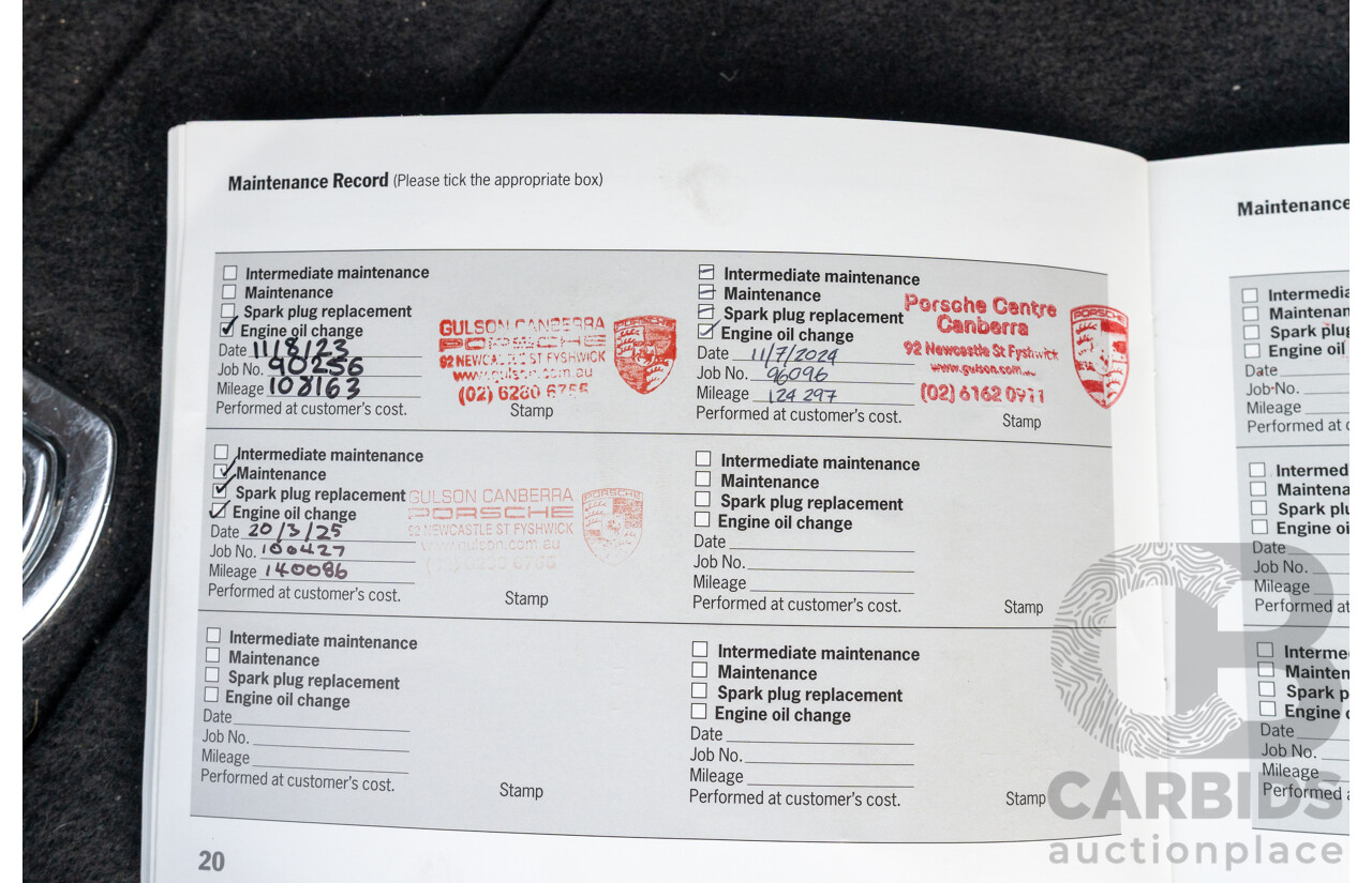 1/2018 Porsche Macan Turbo (AWD) 95B MY18 4D Wagon Agate Grey Metallic Twin Turbo V6 3.6L