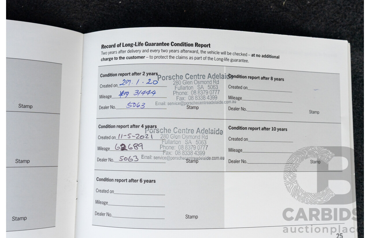 1/2018 Porsche Macan Turbo (AWD) 95B MY18 4D Wagon Agate Grey Metallic Twin Turbo V6 3.6L