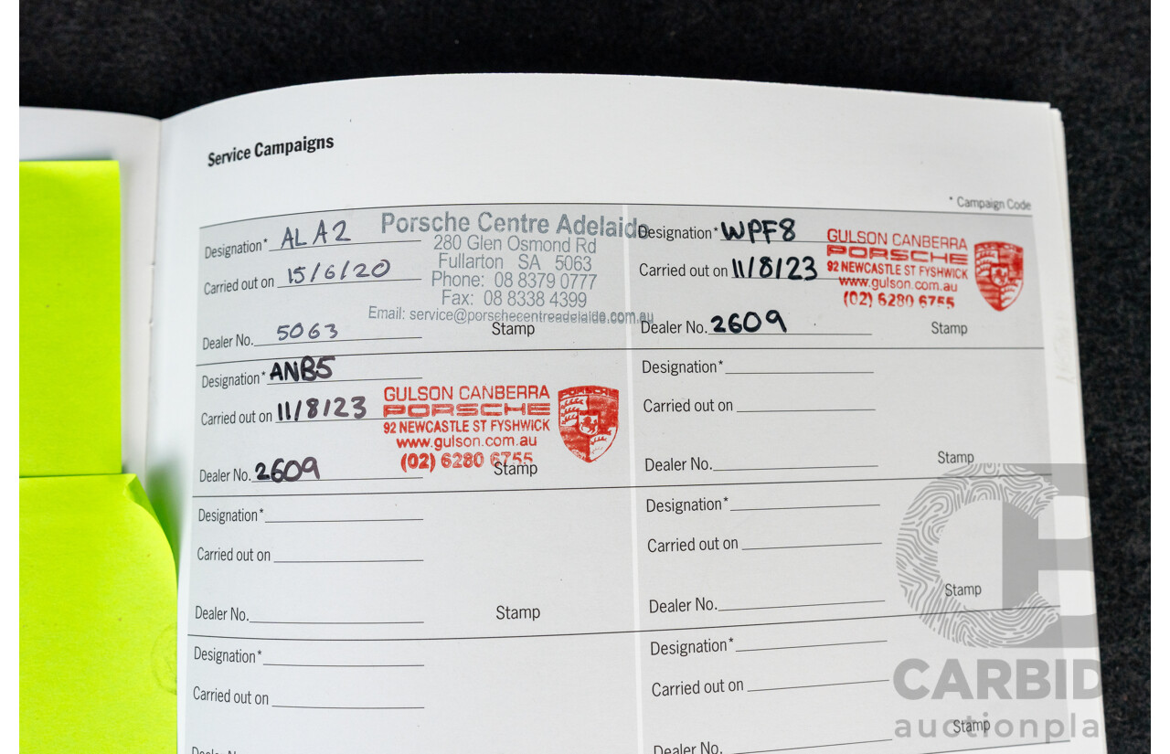 1/2018 Porsche Macan Turbo (AWD) 95B MY18 4D Wagon Agate Grey Metallic Twin Turbo V6 3.6L