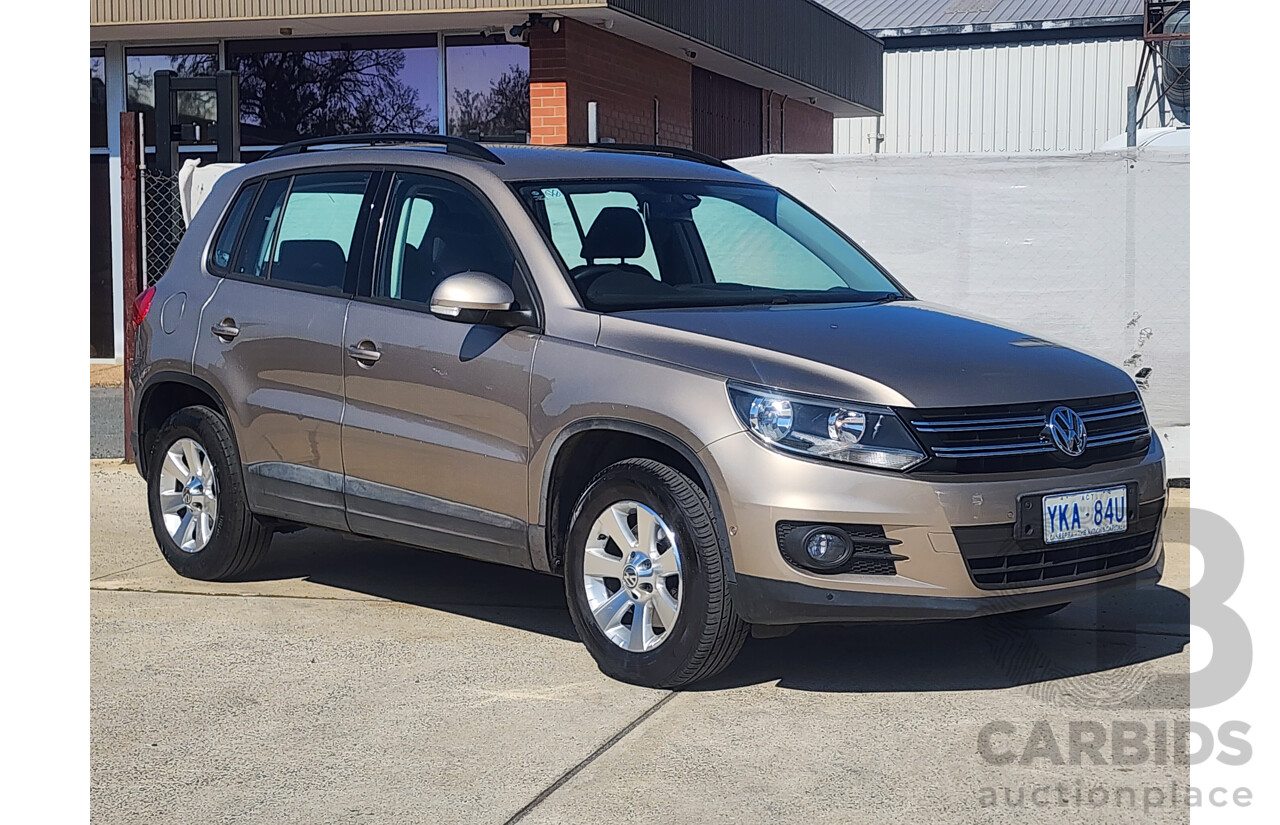 7/2014 Volkswagen Tiguan 132 TSI Pacific 5NC MY14 4d Wagon Beige 2.0L