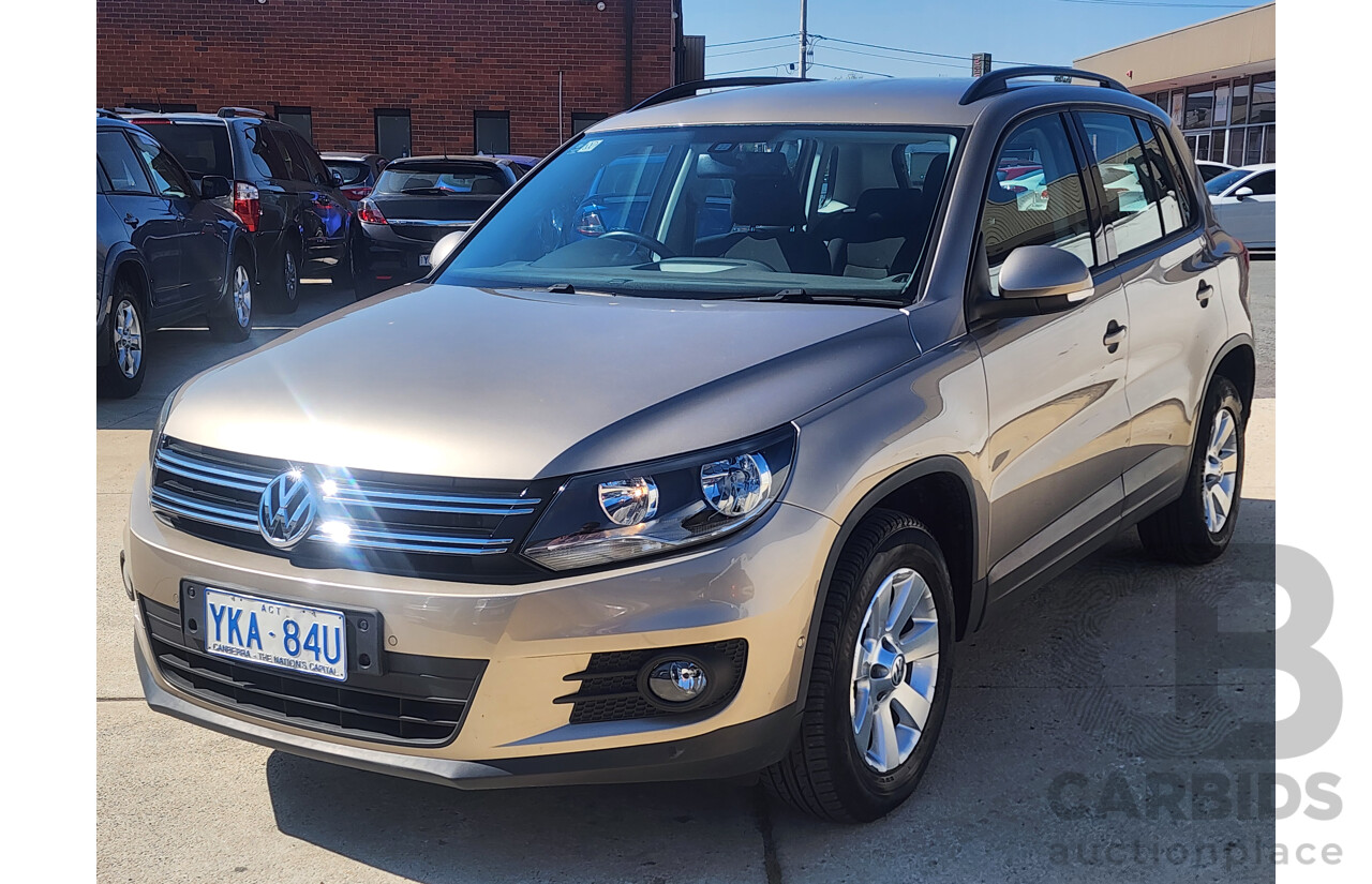 7/2014 Volkswagen Tiguan 132 TSI Pacific 5NC MY14 4d Wagon Beige 2.0L