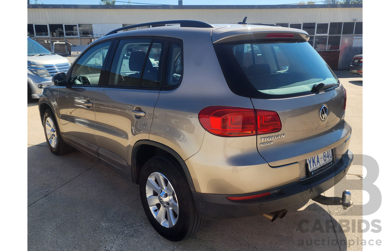 7/2014 Volkswagen Tiguan 132 TSI Pacific 5NC MY14 4d Wagon Beige 2.0L