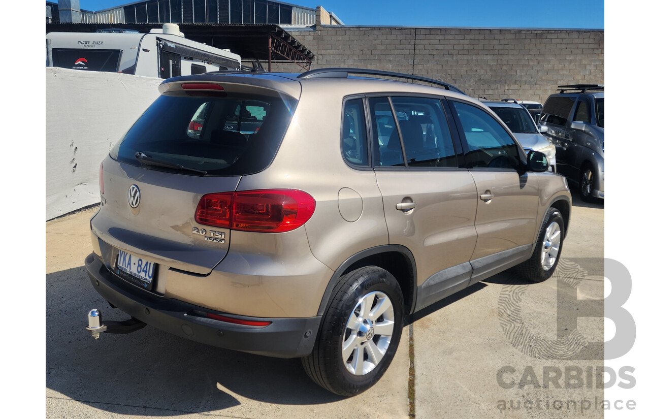 7/2014 Volkswagen Tiguan 132 TSI Pacific 5NC MY14 4d Wagon Beige 2.0L