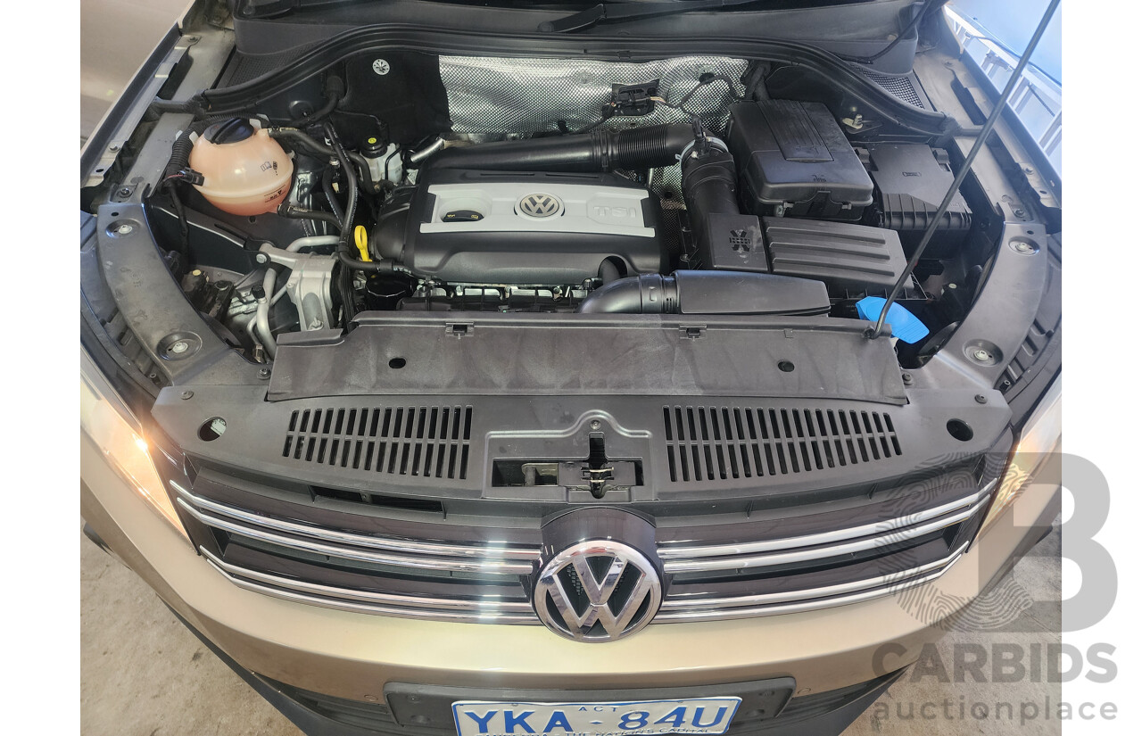7/2014 Volkswagen Tiguan 132 TSI Pacific 5NC MY14 4d Wagon Beige 2.0L