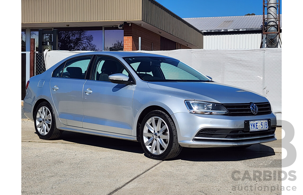 1/2015 Volkswagen Jetta 118 TSI Comfortline 1KM MY15 4d Sedan Silver 1.4L