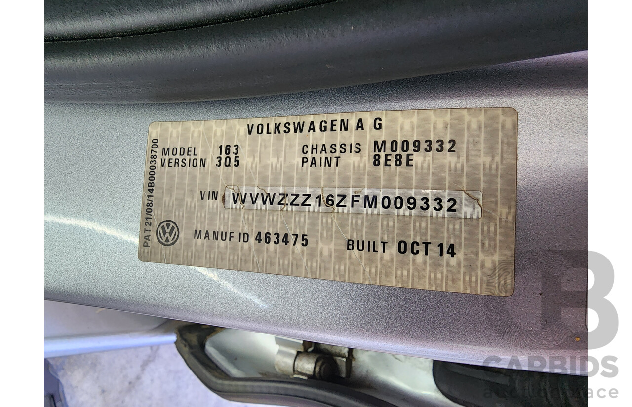 1/2015 Volkswagen Jetta 118 TSI Comfortline 1KM MY15 4d Sedan Silver 1.4L