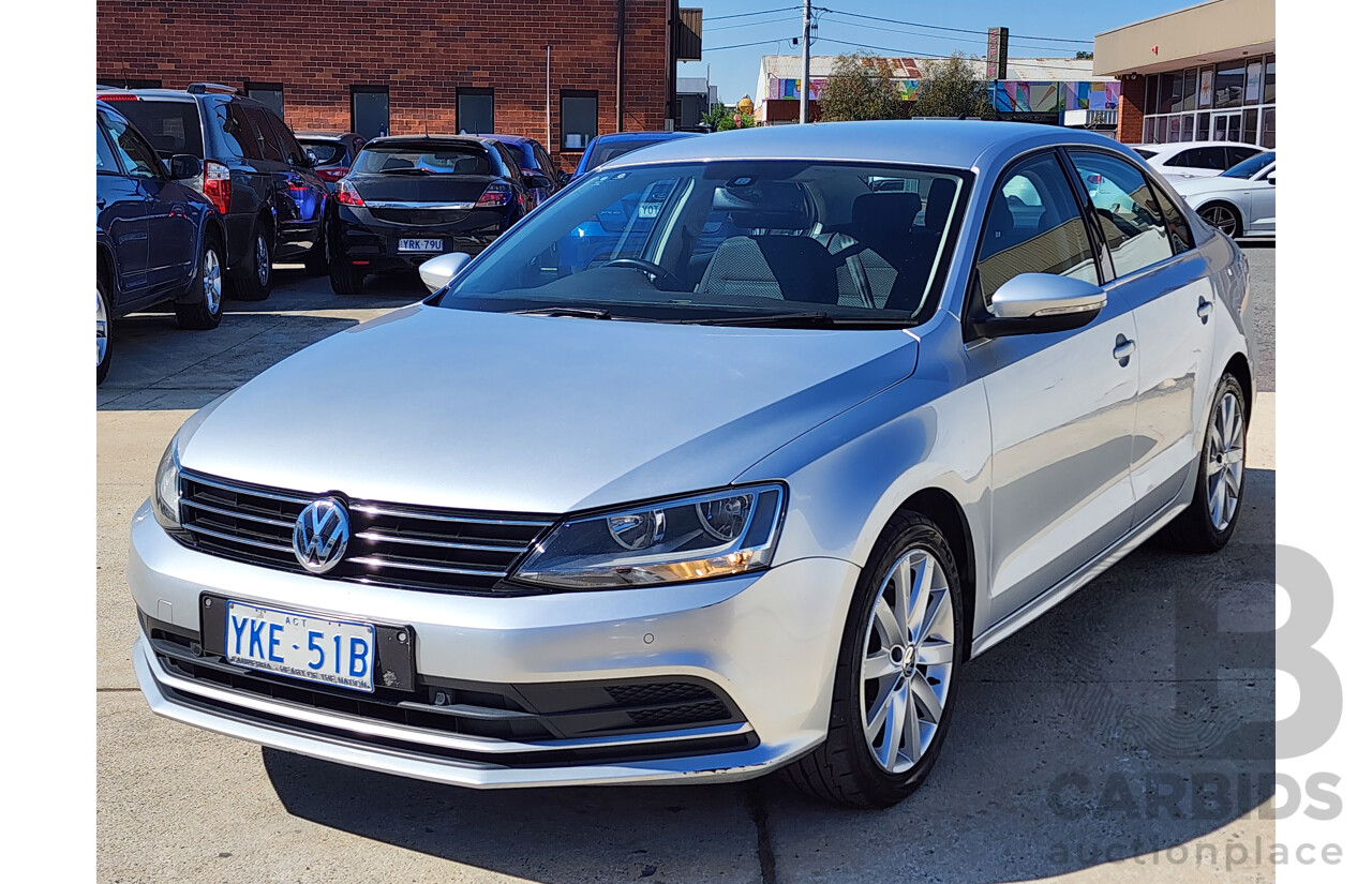 1/2015 Volkswagen Jetta 118 TSI Comfortline 1KM MY15 4d Sedan Silver 1.4L
