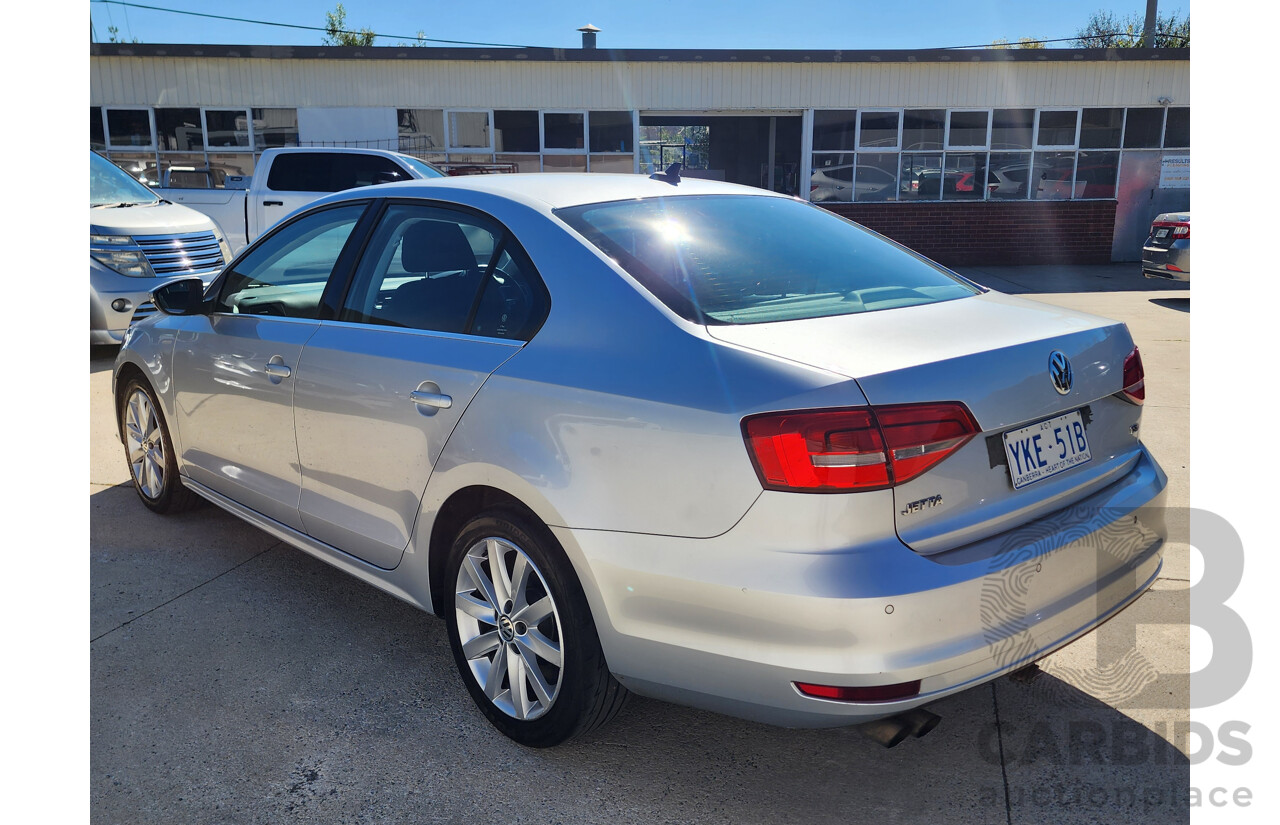 1/2015 Volkswagen Jetta 118 TSI Comfortline 1KM MY15 4d Sedan Silver 1.4L