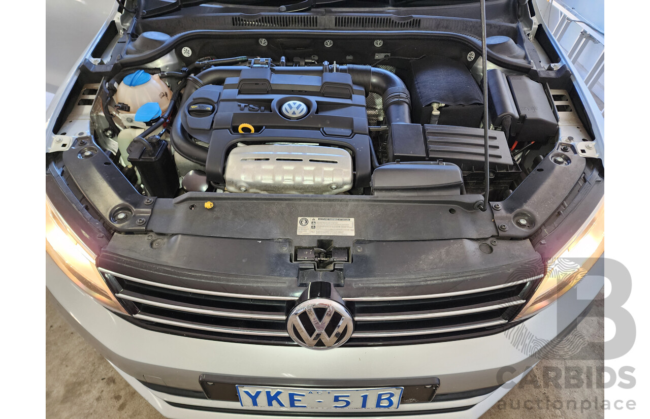 1/2015 Volkswagen Jetta 118 TSI Comfortline 1KM MY15 4d Sedan Silver 1.4L