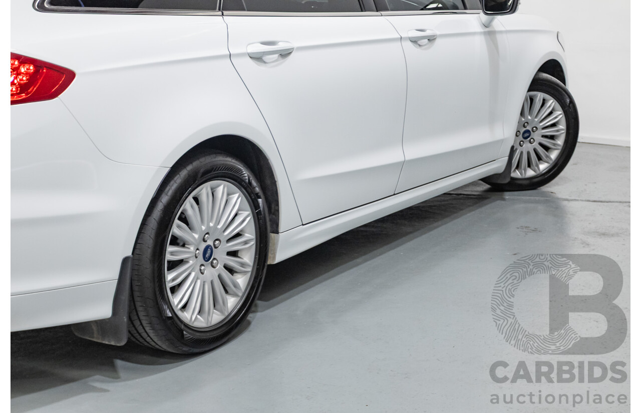 03/2017 Ford Mondeo Trend TDCi MD 4D Wagon White Turbo Diesel 2.0L