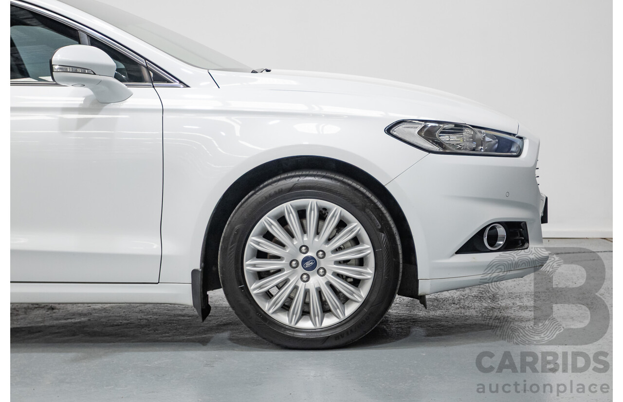 03/2017 Ford Mondeo Trend TDCi MD 4D Wagon White Turbo Diesel 2.0L