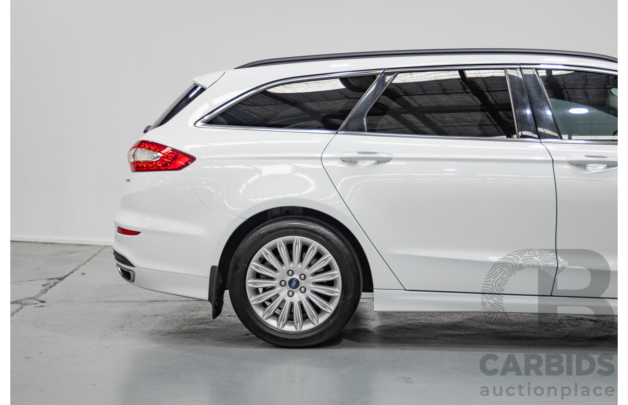 03/2017 Ford Mondeo Trend TDCi MD 4D Wagon White Turbo Diesel 2.0L