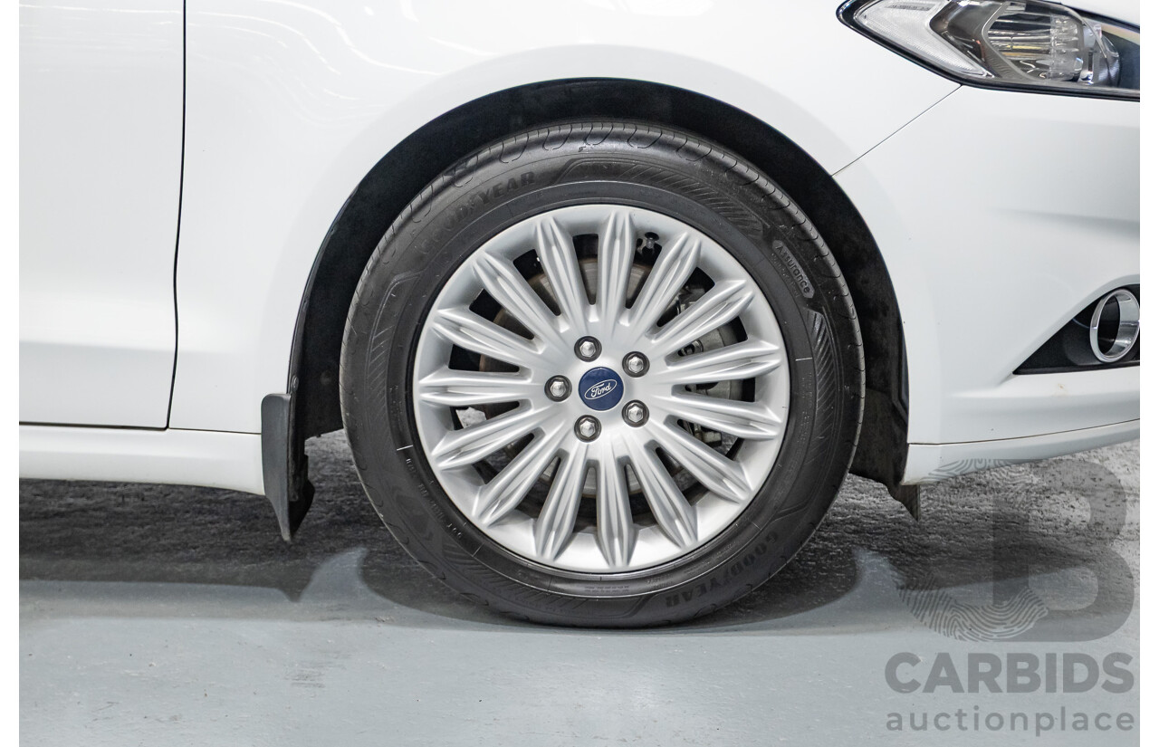 03/2017 Ford Mondeo Trend TDCi MD 4D Wagon White Turbo Diesel 2.0L