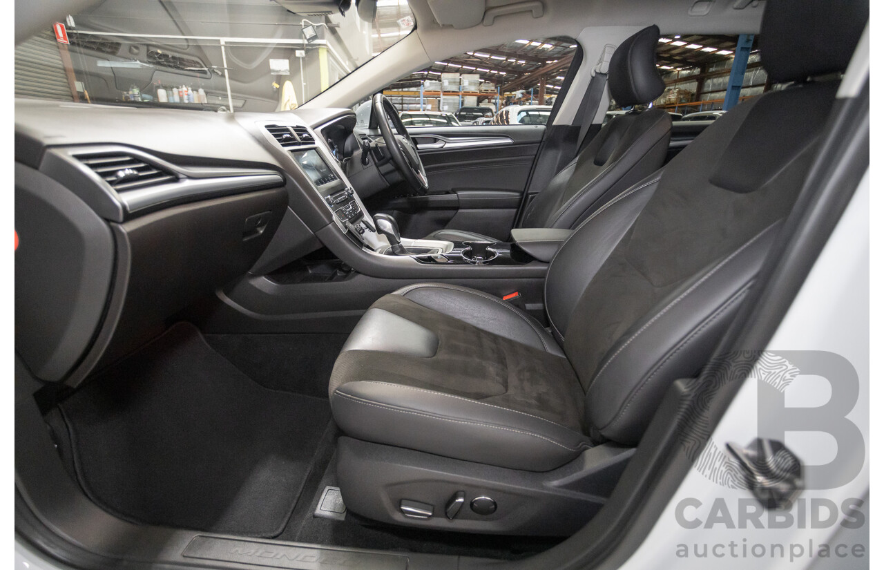 03/2017 Ford Mondeo Trend TDCi MD 4D Wagon White Turbo Diesel 2.0L