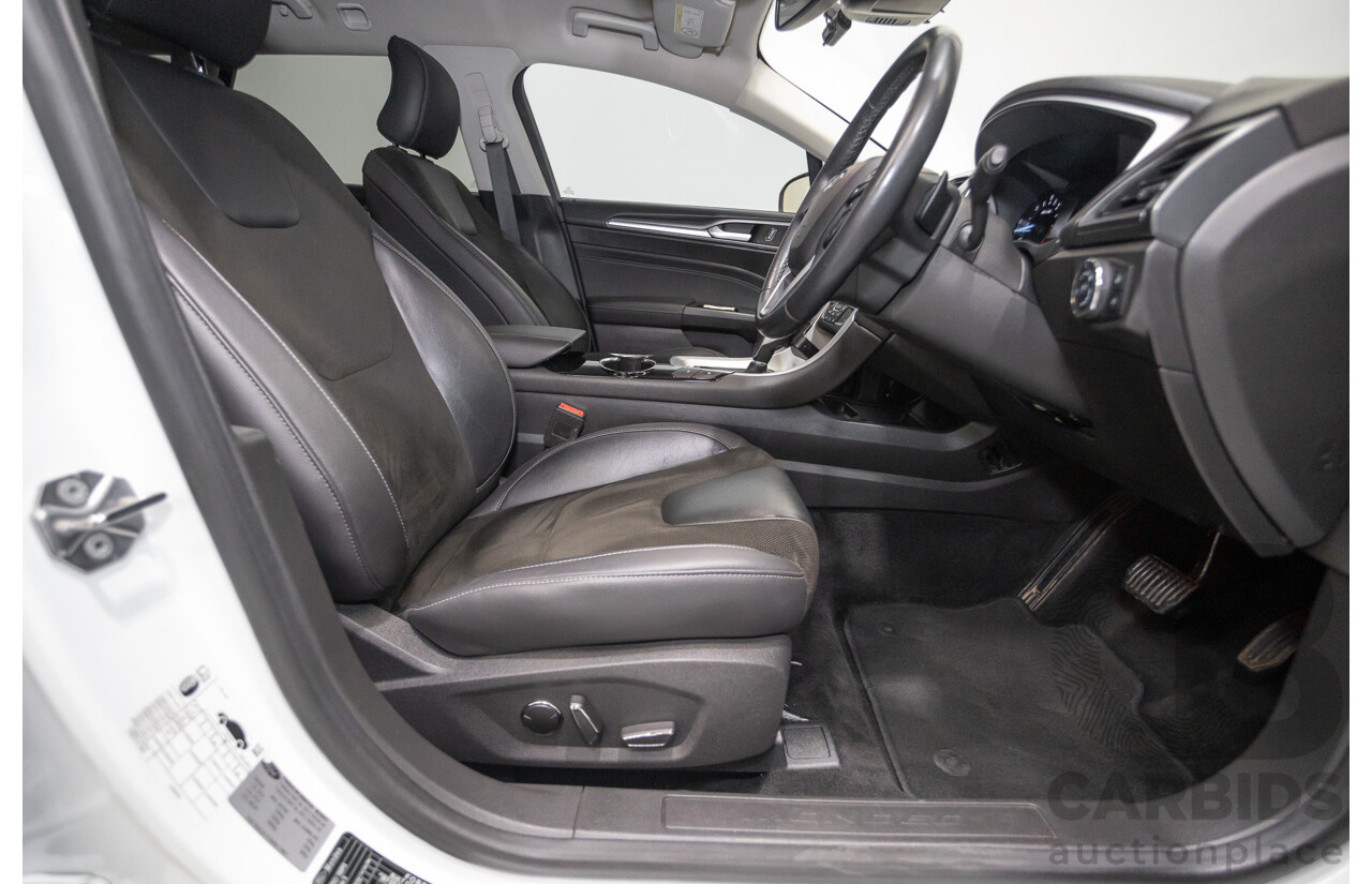 03/2017 Ford Mondeo Trend TDCi MD 4D Wagon White Turbo Diesel 2.0L