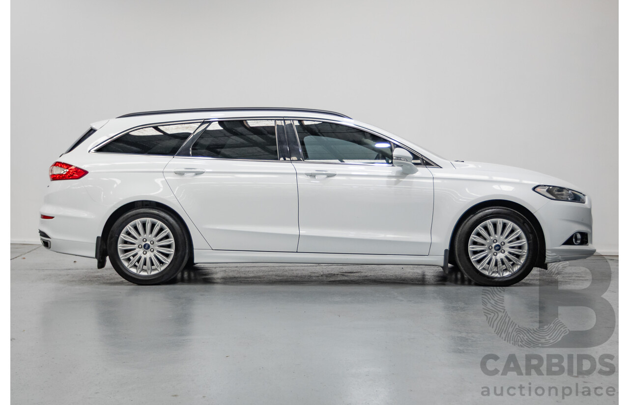 03/2017 Ford Mondeo Trend TDCi MD 4D Wagon White Turbo Diesel 2.0L