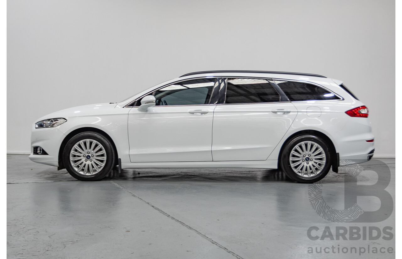 03/2017 Ford Mondeo Trend TDCi MD 4D Wagon White Turbo Diesel 2.0L